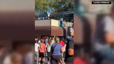 Lost boy wandering elevated monorail line in Hersheypark is saved by another parkgoer
